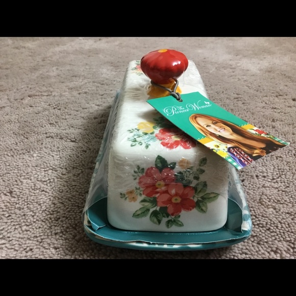 Pioneer Woman Vintage Floral Butter Dish - Picture 6 of 8